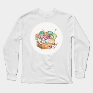 flowers and yarn Long Sleeve T-Shirt